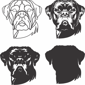 imagem do arquivo vetor para download Vetor de cão Cane Corso