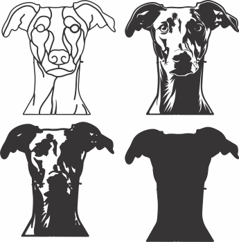imagem do arquivo vetor para download Vetor de cão Ibizan Hound