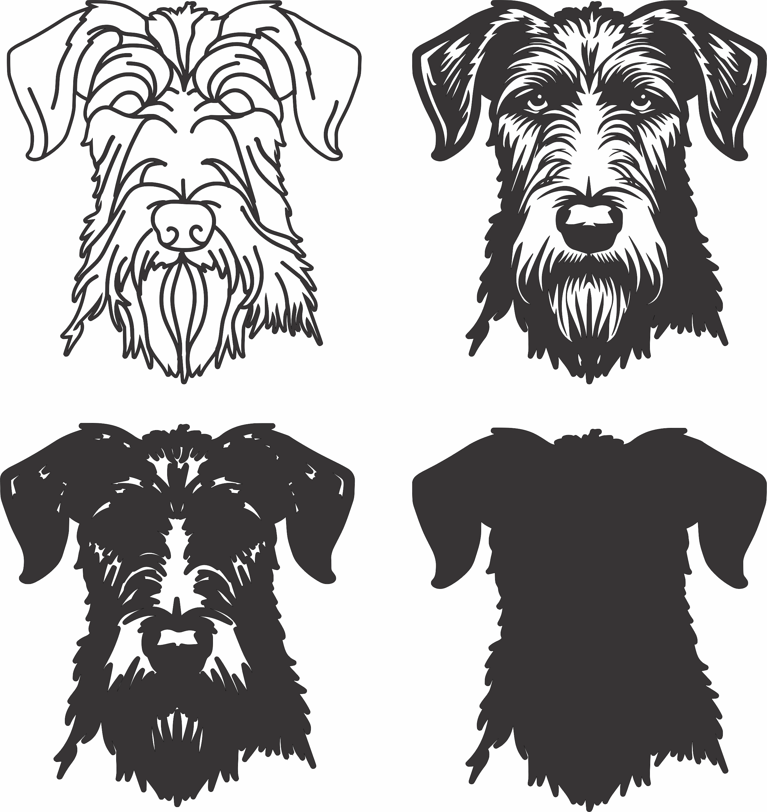 imagem do arquivo vetor para download Vetor de cão Irish Wolfhound