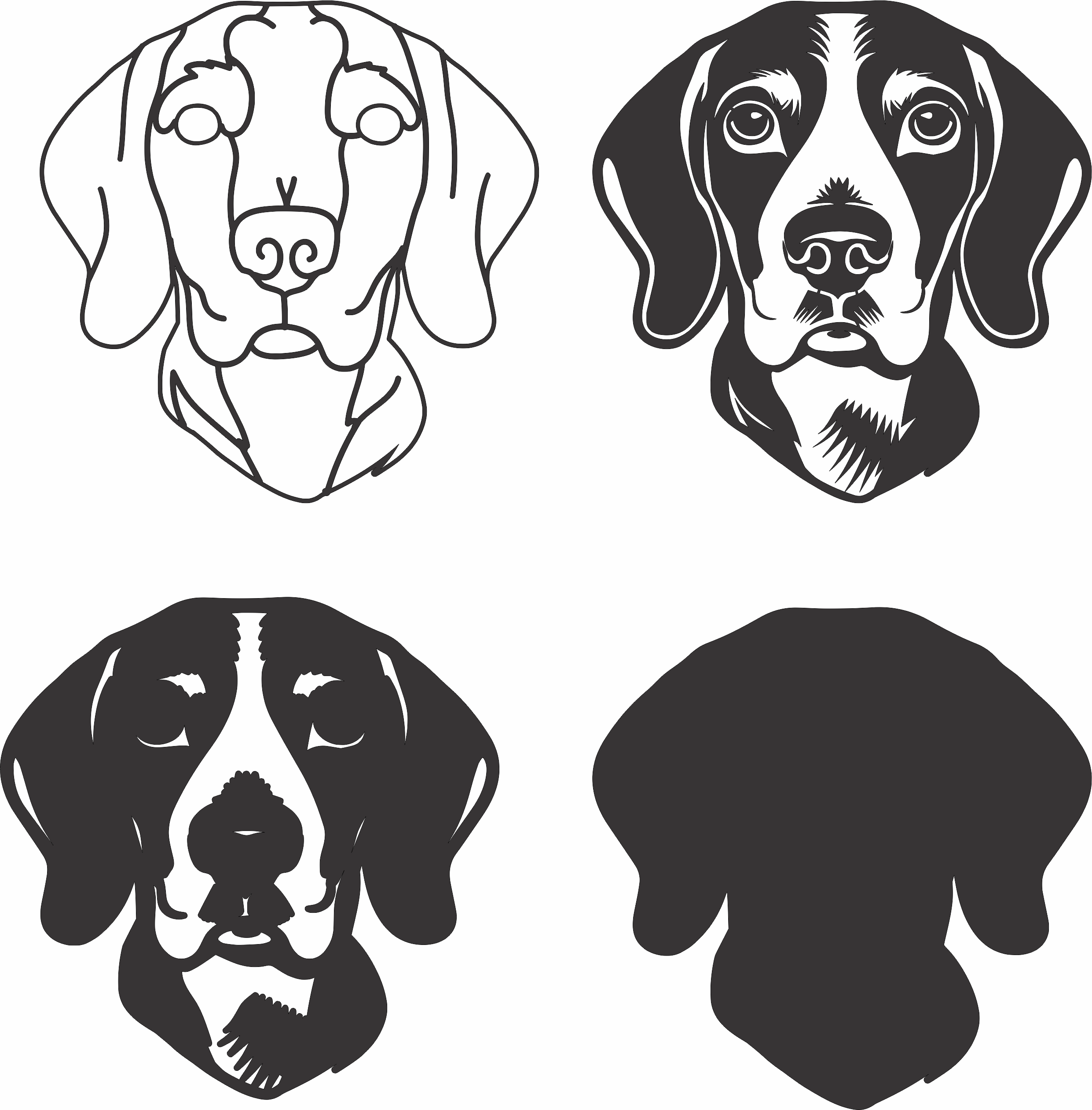 imagem do arquivo vetor para download Vetor de cão  Beagle