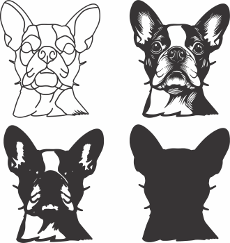 imagem do arquivo vetor para download Vetor de cão Vetor de cão Boston Terrier