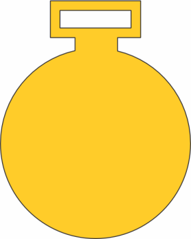 imagem do arquivo vetor para download Vetor de medalha circular simples
