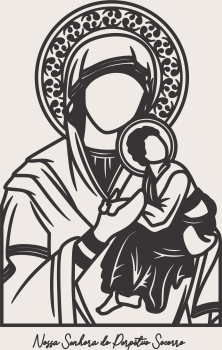 imagem do arquivo vetor para download Vetor de nossa senhora do perpetuo socorro