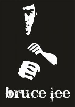 imagem do arquivo vetor para download Vetor de pôster de Bruce Lee