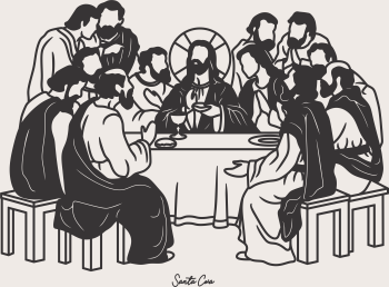 imagem do arquivo vetor para download Vetor decorativo religioso Santa Seia