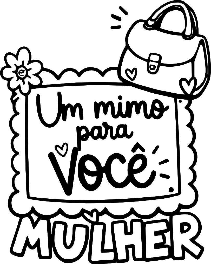 imagem do arquivo vetor para download Vetor do dia da mulher Um mimo para Você MULHER