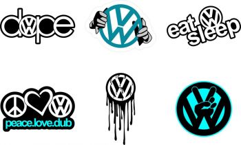 imagem do arquivo vetor para download Vetor logotipo da Volkswagen