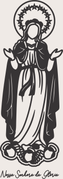 imagem do arquivo vetor para download Vetor religioso Nossa Senhora da Glória