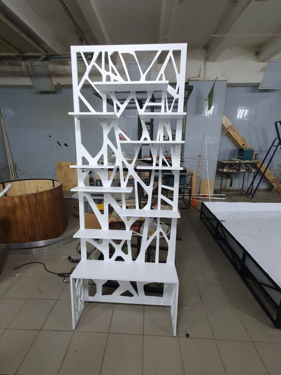 imagem do arquivo vetor para download Prateleira de Divisória Cortada a Laser MDF 16mm