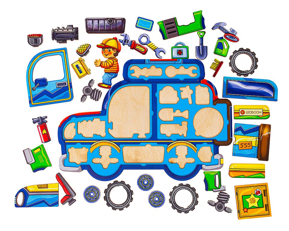 imagem do arquivo vetor para download Brinquedo Educacional Jeep