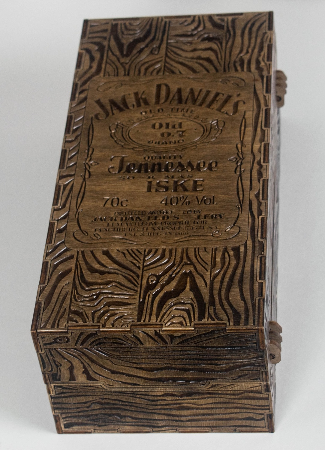 imagem do arquivo vetor para download Caixa para Presente Jack Daniels