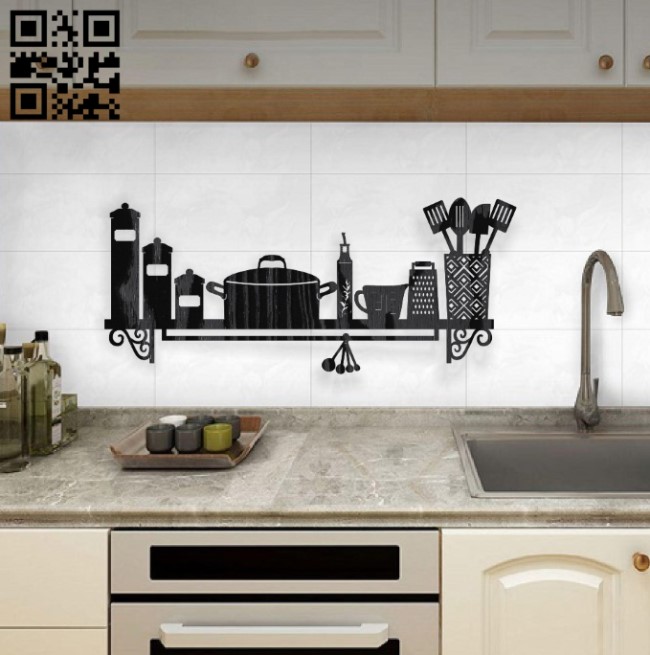 imagem do arquivo vetor para download Decoração de Cozinha