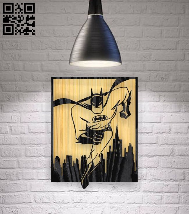 imagem do arquivo vetor para download Decoração de parede Batman