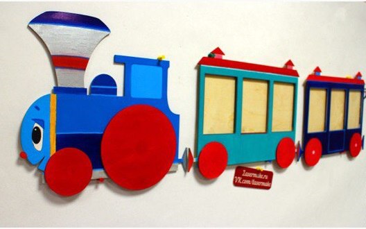 imagem do arquivo vetor para download Decoração para parede Trem infantil