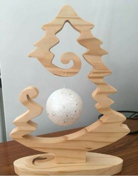 imagem do arquivo vetor para download Escultura Árvore de Natal