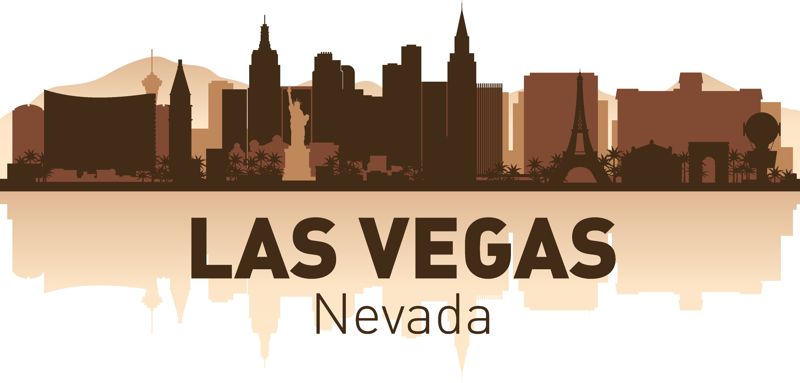 imagem do arquivo vetor para download Silhueta cidade de Las Vegas