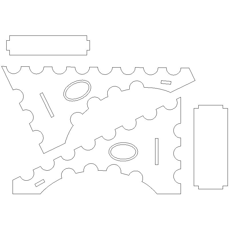 imagem do arquivo vetor para download Porta Caneta em acrílico
