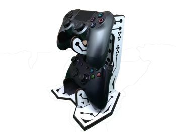 imagem do arquivo vetor para download Suporte de Controles de VideoGame Xbox e PS