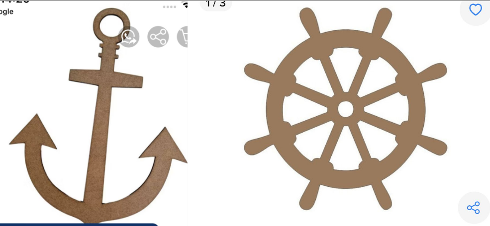 imagem do arquivo vetor para download ANCORA E MASTRO MDF 