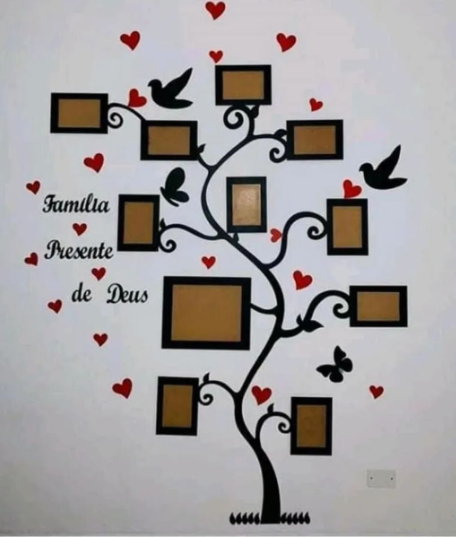 imagem do arquivo vetor para download ARVORE COM PORTA RETRATOS MDF