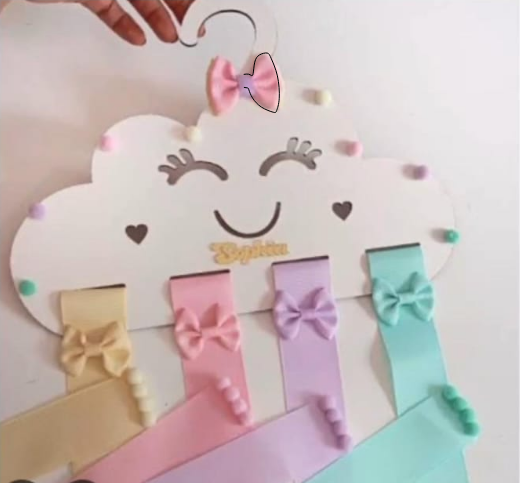 imagem do arquivo vetor para download PORTA LAÇO NUVEM 