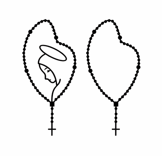 imagem do arquivo vetor para download TERÇO RELIGIOSO