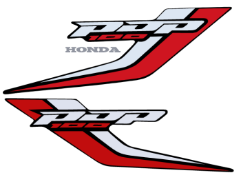imagem do arquivo vetor para download VETOR ADESIVOS POP 100 HONDA