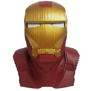 imagem do arquivo vetor para download Busto 3D Homem de Ferro