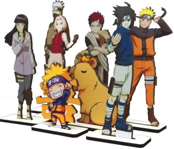 imagem do arquivo vetor para download Coleção de totens Adesivos Naruto