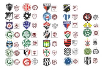 imagem do arquivo vetor para download Escudos dos Times Brasileiros Vetorizados