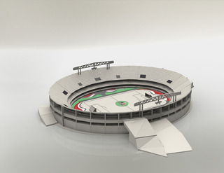 imagem do arquivo vetor para download Miniatura Estádio Morumbi São Paulo 