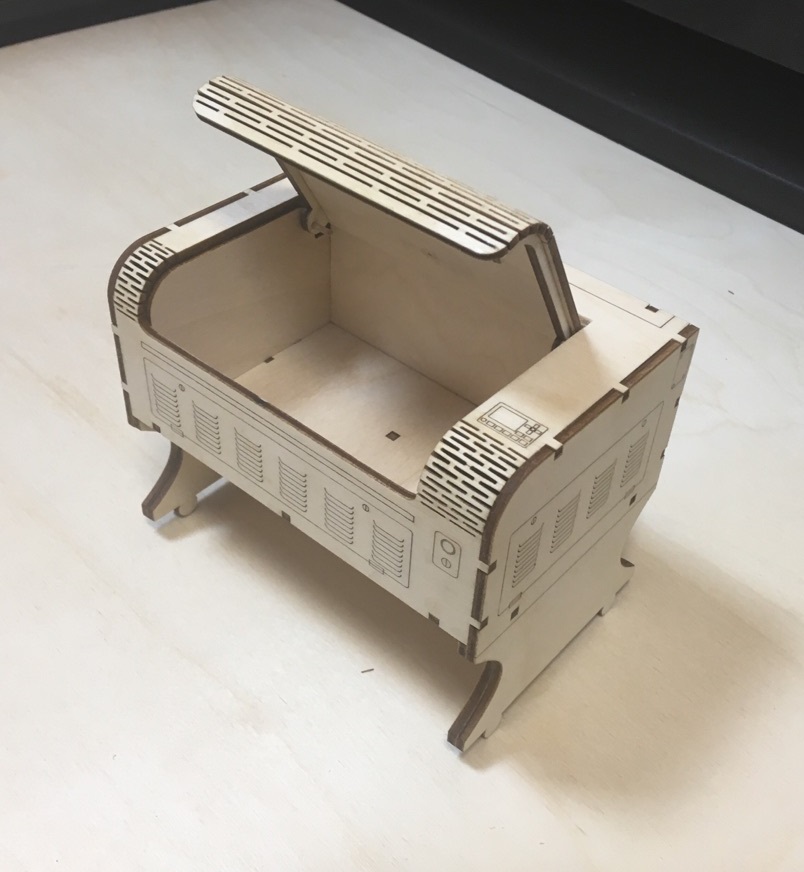 imagem do arquivo vetor para download Porta Cartões em formato de Máquina CO2 Laser