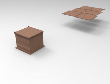 imagem do arquivo vetor para download Caixa pequena 100x100x85