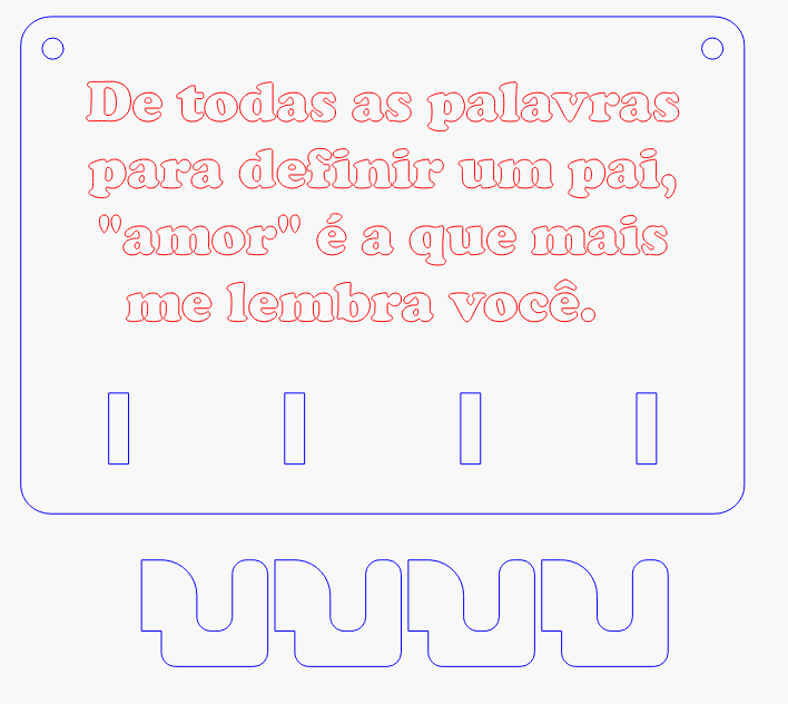 imagem do arquivo vetor para download porta chaves - dia dos pais